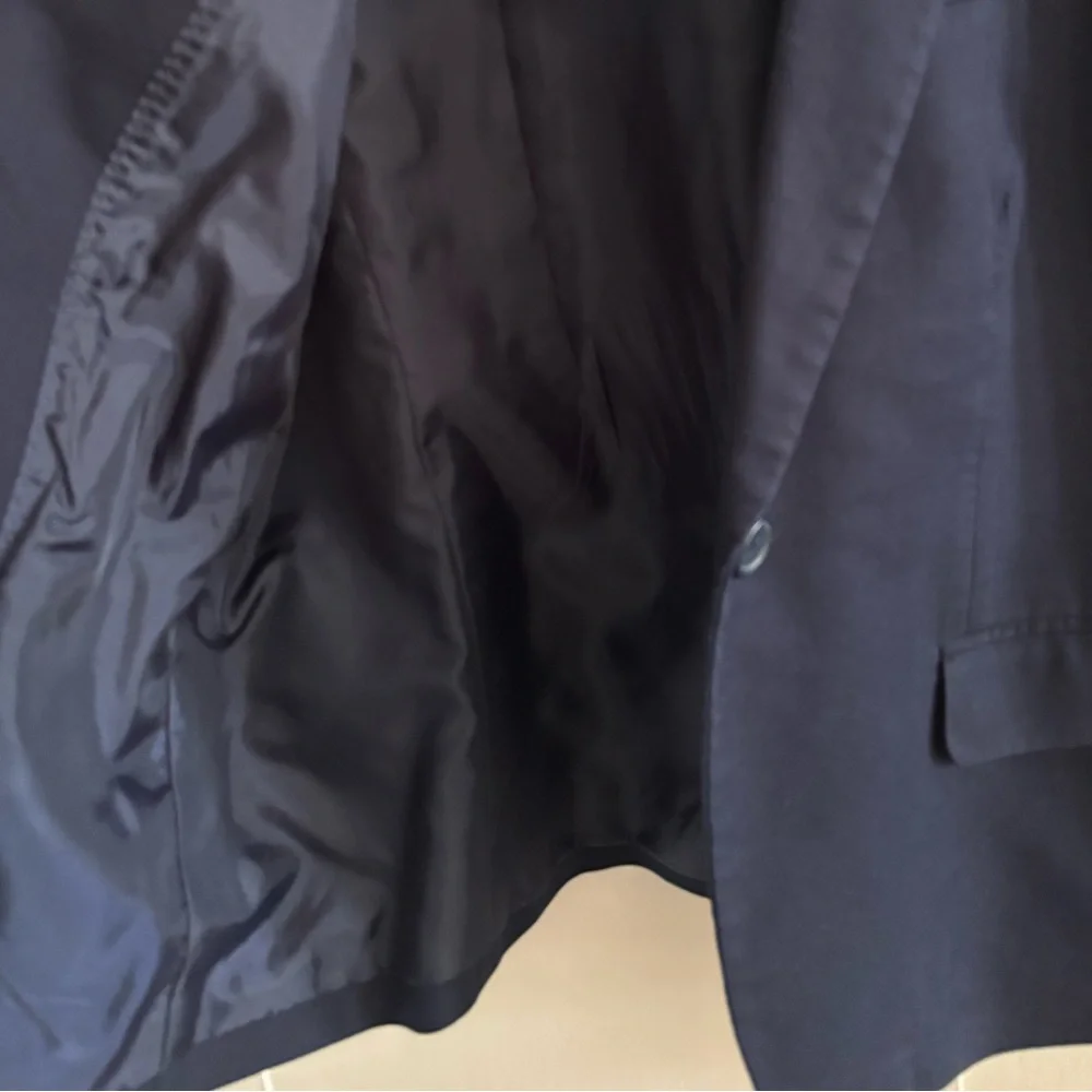 J. Crew Suiting Women’s Single Button Suit Jacket in Navy Blue
